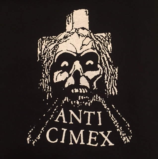 ANTI CIMEX - Skull Cross - Back Patch
