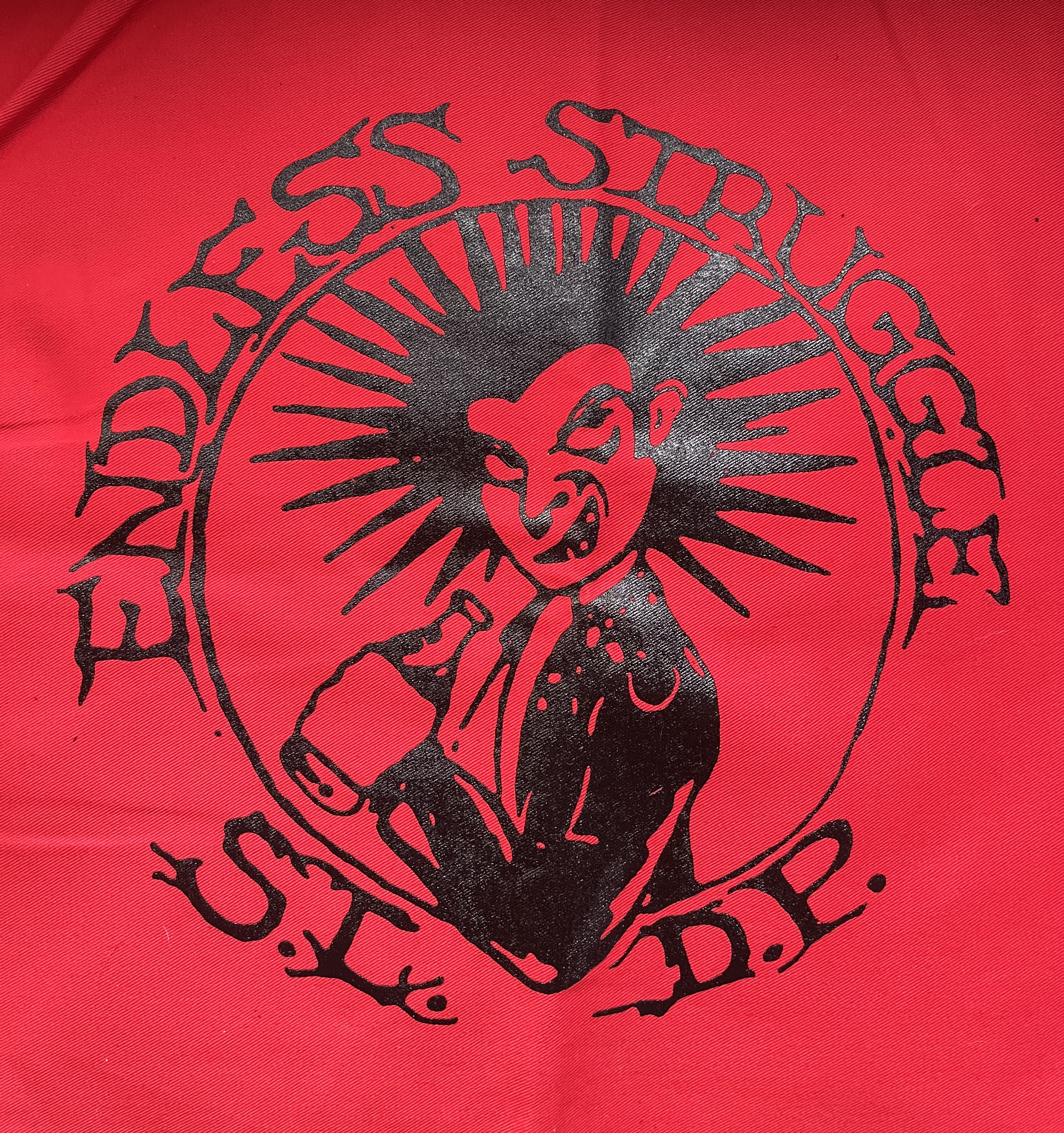 ENDLESS STUGGLE - Red - Back Patch