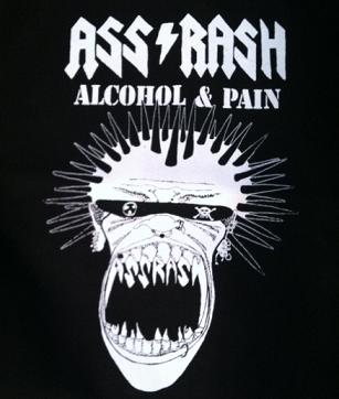 ASSRASH - Alcohol & Pain - Back Patch