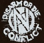 CONFLICT - Disarm or Die - Back Patch
