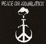 CRUCIFIX - Peace or Annihilation -Patch