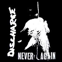 DISCHARGE - Never Again - Back Patch