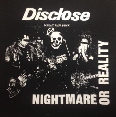 DISCLOSE - Nightmare or Reality - Back Patch