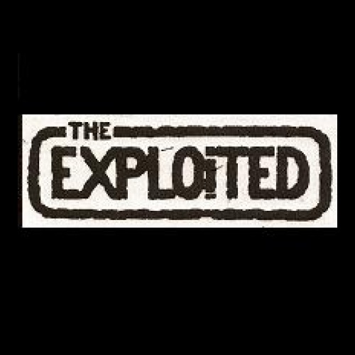 EXPLOITED - Logo White - Patch