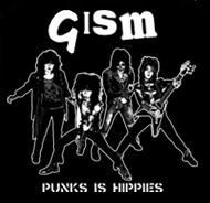 GISM - Punks Is Hippies - Back Patch
