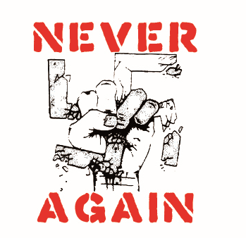 Never Again - Button