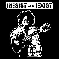 RESIST AND EXIST - Gas Mask - Back Patch