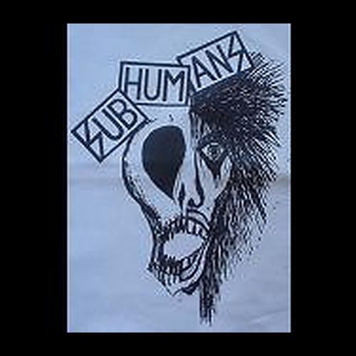 SUBHUMANS - Skull Face - Back Patch